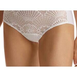 NEW COMMANDO women's butter lace hipster bikini in white